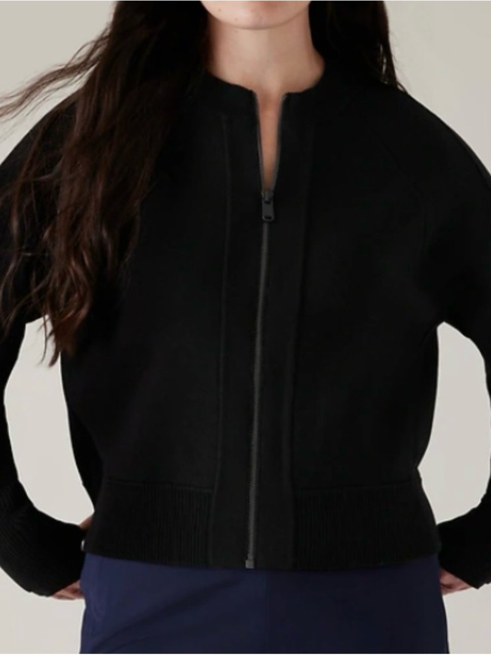 Athleta Black Sequoia Sweater